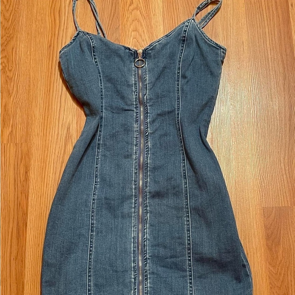 Forever 21 Light Blue Denim Dress